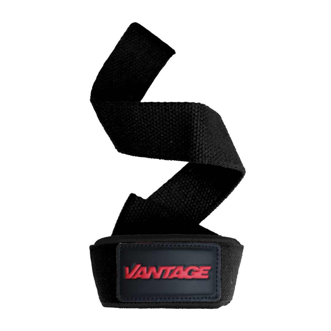 Single Tail Lifting Straps Black Vantage Strength