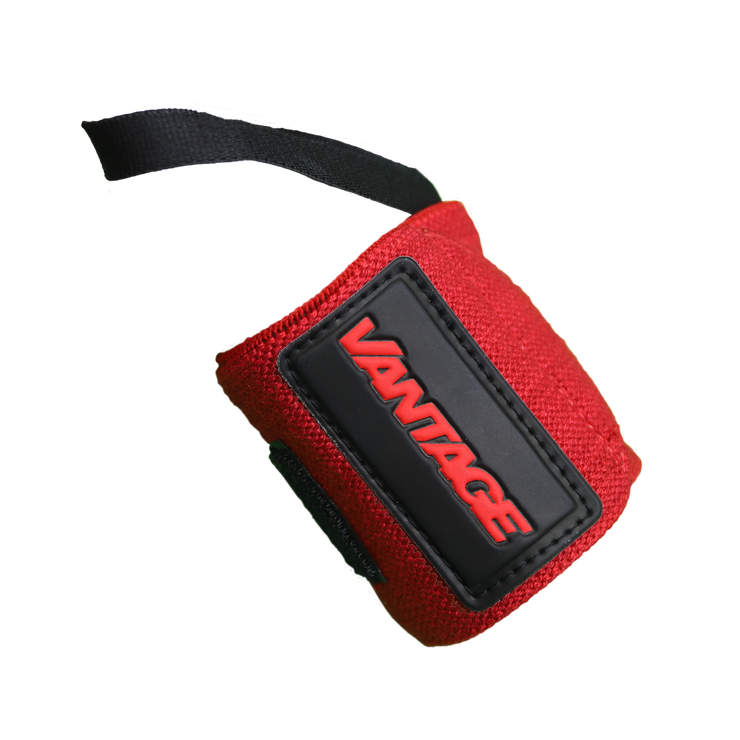 Wrist Wraps With Thumb Loop Red